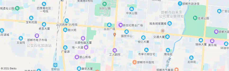 邯郸梅园宾馆_公交站地图_邯郸公交_妙搜公交查询2025