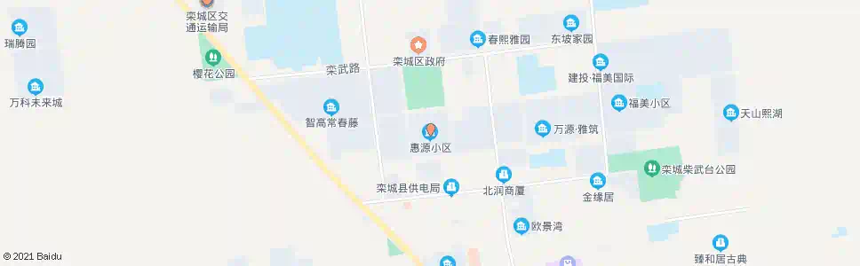 石家庄惠源小区_公交站地图_石家庄公交_妙搜公交查询2025