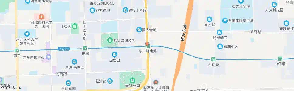 石家庄三教堂(福建茶城)_公交站地图_石家庄公交_妙搜公交查询2025