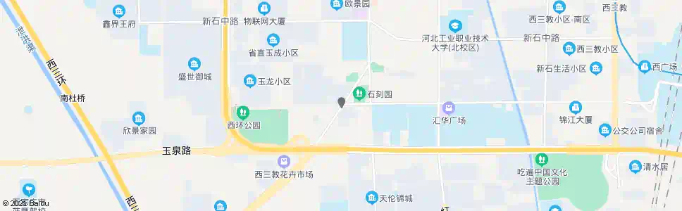 石家庄新石南路西口_公交站地图_石家庄公交_妙搜公交查询2025