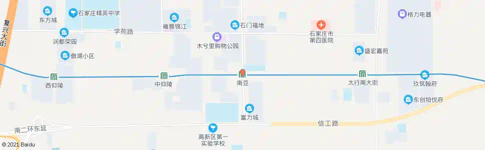 石家庄南豆南口_公交站地图_石家庄公交_妙搜公交查询2025