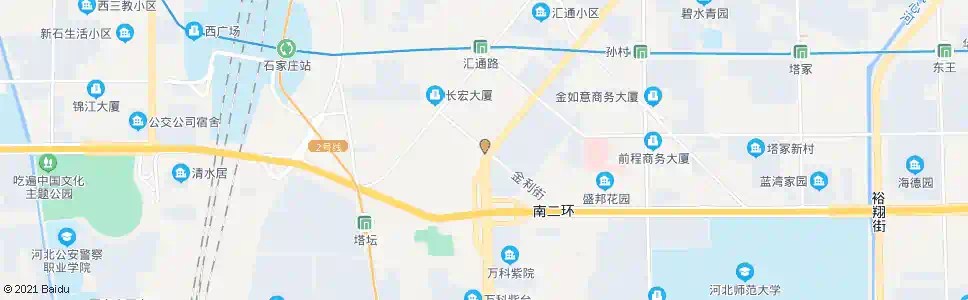 石家庄建通街口_公交站地图_石家庄公交_妙搜公交查询2025