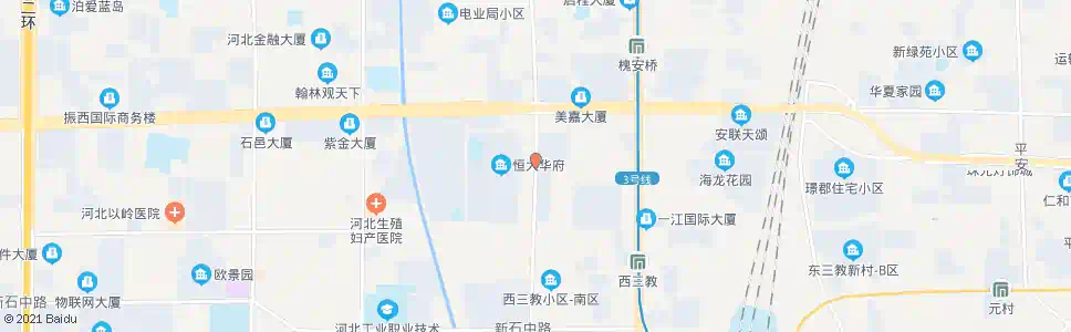石家庄恒大华府_公交站地图_石家庄公交_妙搜公交查询2025