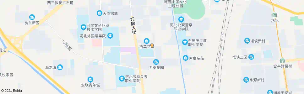 石家庄西美华城_公交站地图_石家庄公交_妙搜公交查询2025