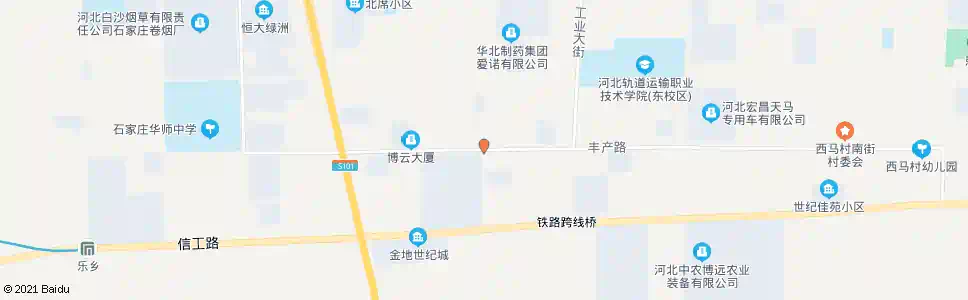 石家庄兴业街南口_公交站地图_石家庄公交_妙搜公交查询2025