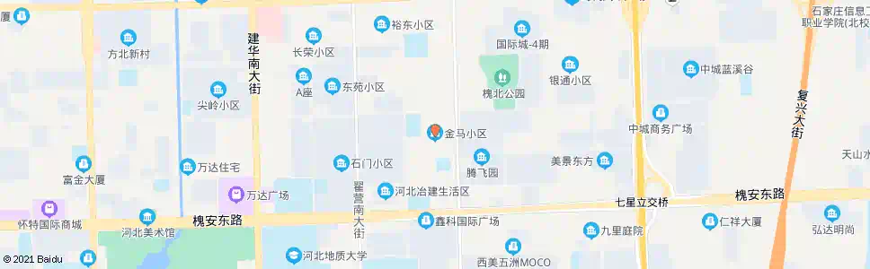 石家庄金马小区_公交站地图_石家庄公交_妙搜公交查询2025