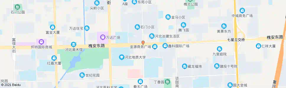 石家庄翟营槐安路口_公交站地图_石家庄公交_妙搜公交查询2025