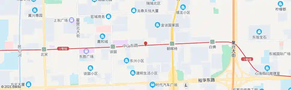 石家庄谈固东街中山路口_公交站地图_石家庄公交_妙搜公交查询2025
