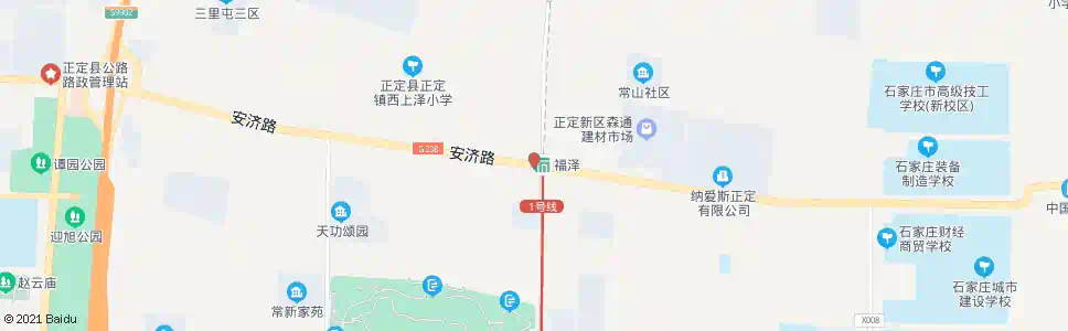 石家庄东上泽_公交站地图_石家庄公交_妙搜公交查询2025