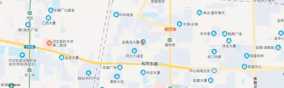 石家庄长征街北口_公交站地图_石家庄公交_妙搜公交查询2025