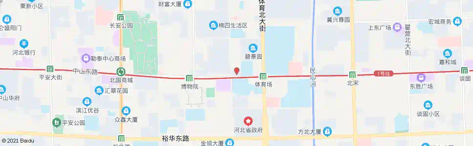 石家庄河北报社_公交站地图_石家庄公交_妙搜公交查询2025