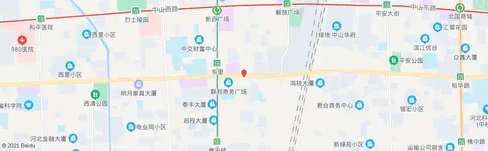 石家庄六中艺术中心(万象天成)_公交站地图_石家庄公交_妙搜公交查询2025