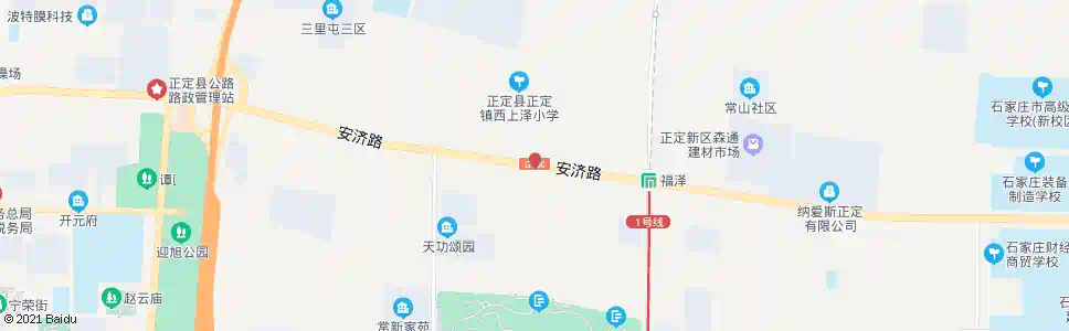 石家庄西上泽_公交站地图_石家庄公交_妙搜公交查询2025
