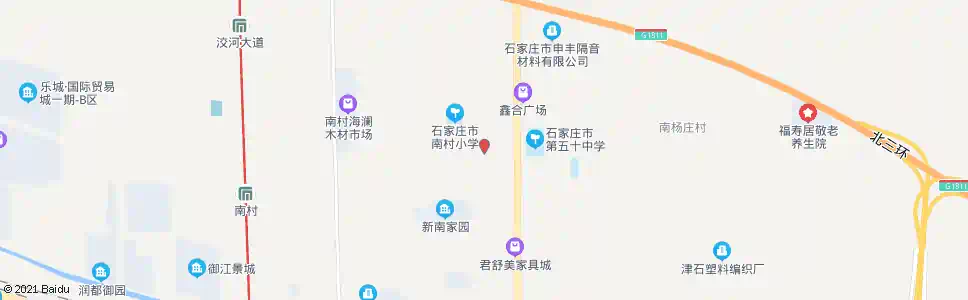 石家庄南村镇_公交站地图_石家庄公交_妙搜公交查询2025