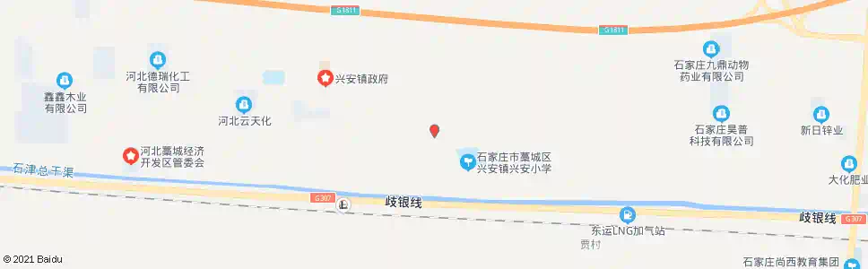 石家庄兴安村_公交站地图_石家庄公交_妙搜公交查询2025
