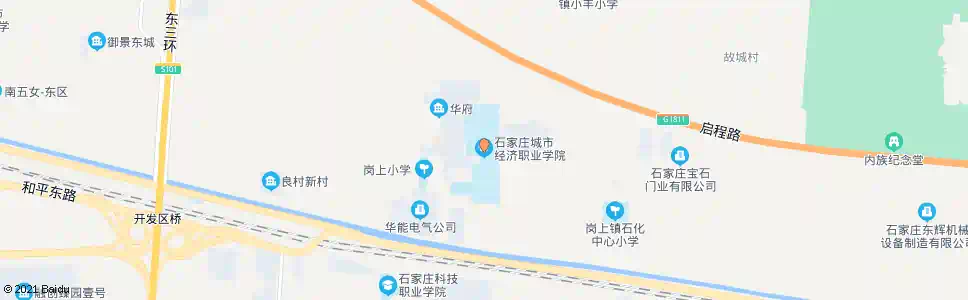 石家庄城市经济学院_公交站地图_石家庄公交_妙搜公交查询2025