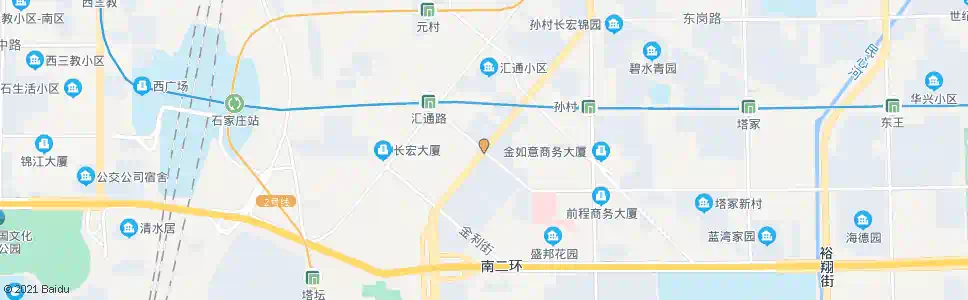 石家庄晶彩中心_公交站地图_石家庄公交_妙搜公交查询2025