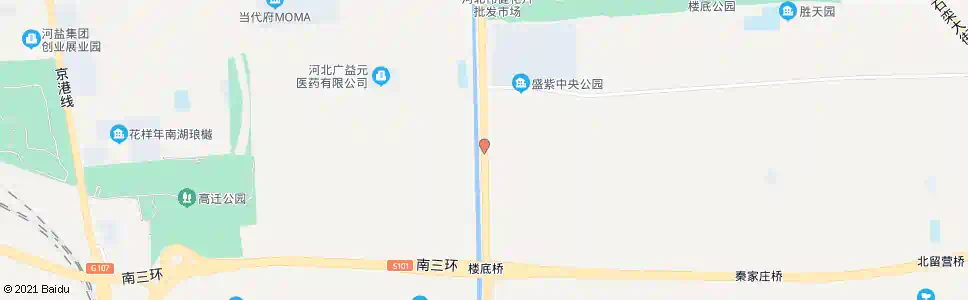 石家庄桥东污水处理厂_公交站地图_石家庄公交_妙搜公交查询2025