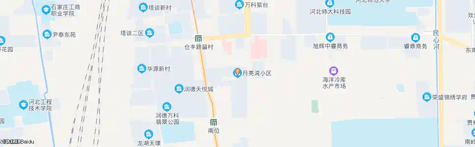石家庄月亮湾小区_公交站地图_石家庄公交_妙搜公交查询2025
