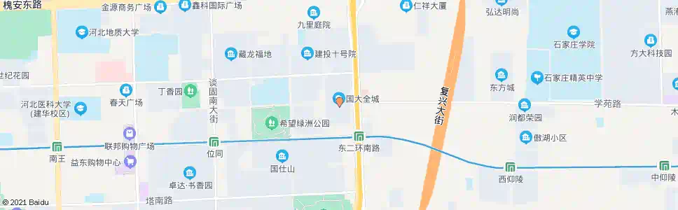 石家庄全城绿洲_公交站地图_石家庄公交_妙搜公交查询2025
