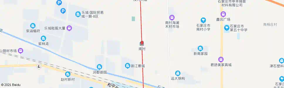 石家庄南村站_公交站地图_石家庄公交_妙搜公交查询2025