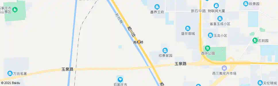石家庄碧水蓝湾_公交站地图_石家庄公交_妙搜公交查询2025