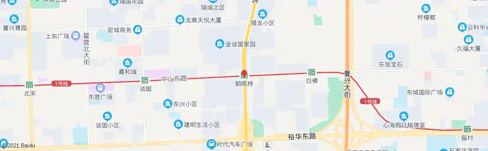 石家庄朝晖桥站_公交站地图_石家庄公交_妙搜公交查询2025