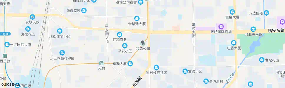 石家庄欧韵公园_公交站地图_石家庄公交_妙搜公交查询2025