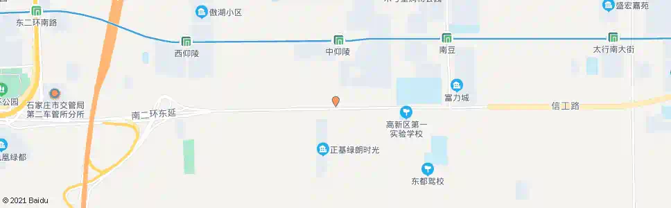石家庄东仰陵小区_公交站地图_石家庄公交_妙搜公交查询2025