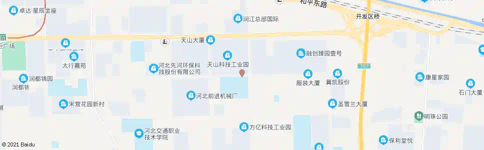 石家庄天山科技园_公交站地图_石家庄公交_妙搜公交查询2025