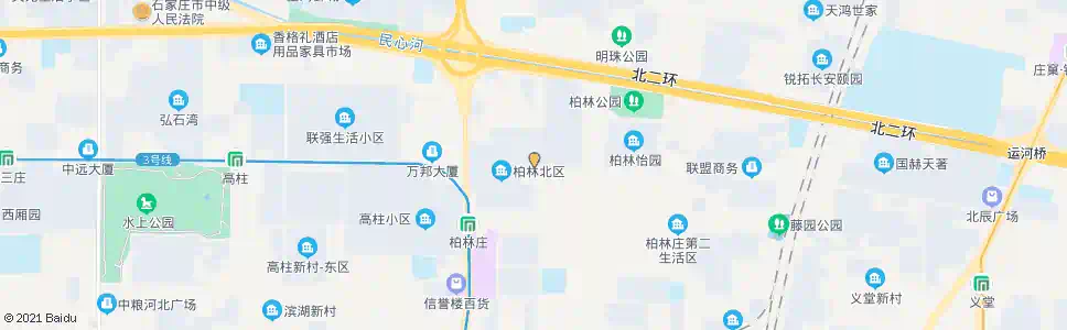 石家庄柏林北区_公交站地图_石家庄公交_妙搜公交查询2025