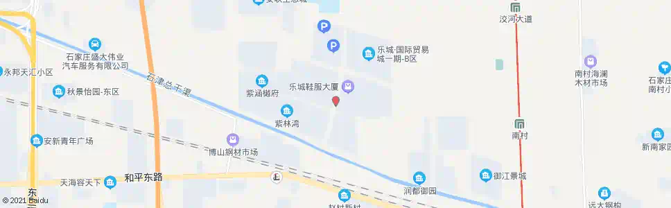 石家庄乐城国际皮革城_公交站地图_石家庄公交_妙搜公交查询2025