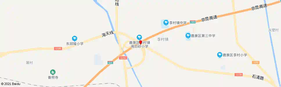 石家庄南白沙东口_公交站地图_石家庄公交_妙搜公交查询2025
