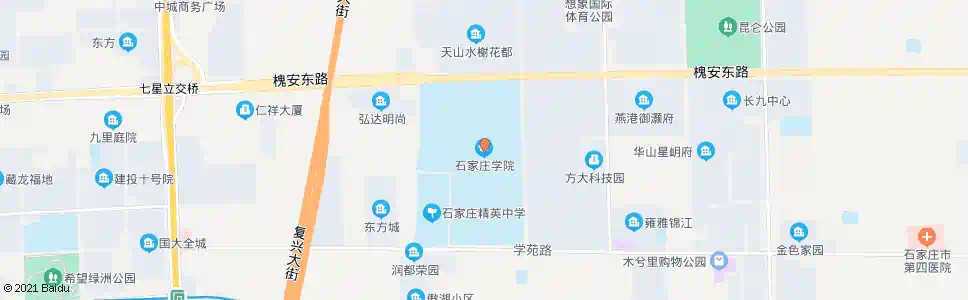 石家庄天山学院路口_公交站地图_石家庄公交_妙搜公交查询2025