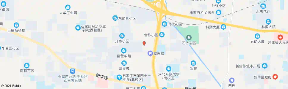 石家庄留营西环市场_公交站地图_石家庄公交_妙搜公交查询2025