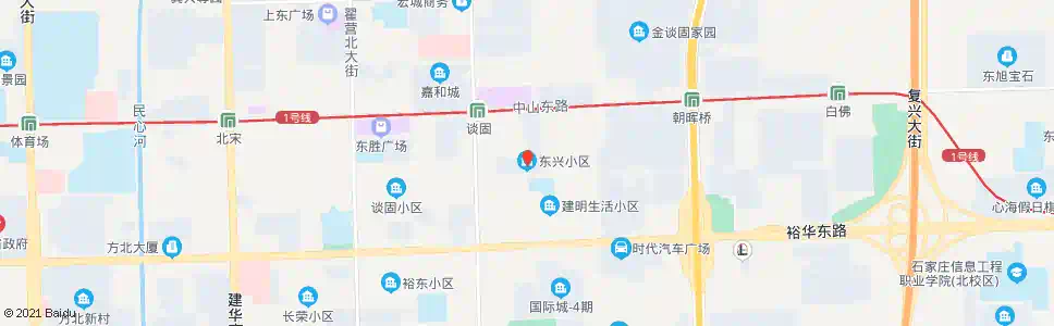 石家庄东兴小区_公交站地图_石家庄公交_妙搜公交查询2025