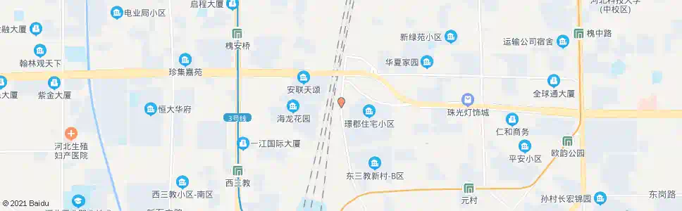 石家庄普安路西口_公交站地图_石家庄公交_妙搜公交查询2025