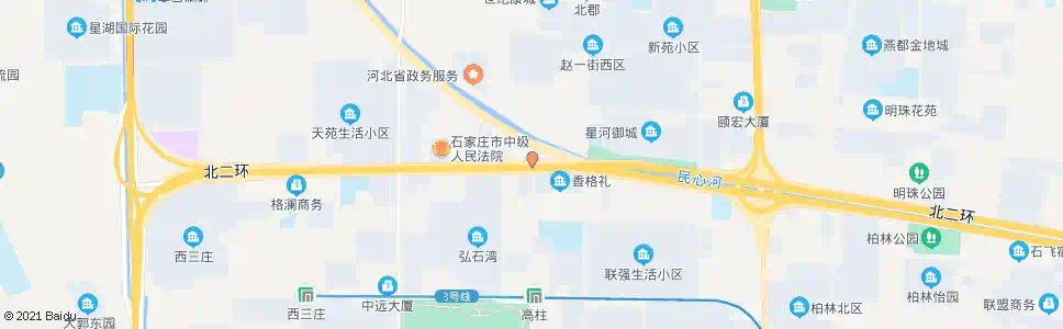 石家庄北二环泰华街口_公交站地图_石家庄公交_妙搜公交查询2025