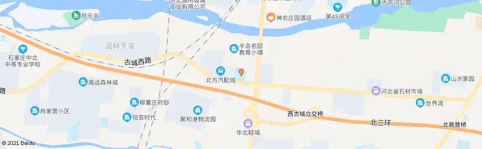 石家庄高级技校(金柳林学校)_公交站地图_石家庄公交_妙搜公交查询2025