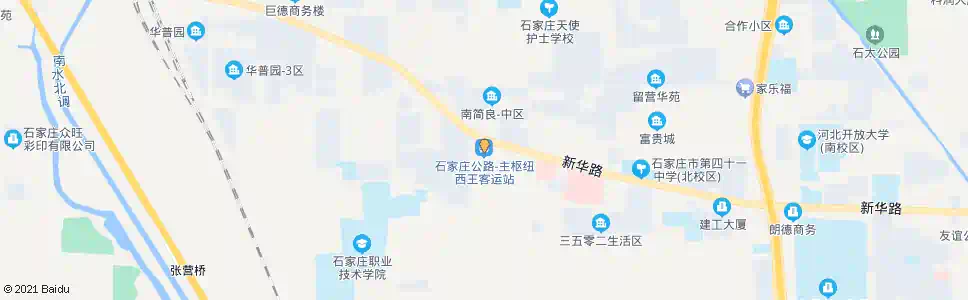 石家庄西王客运站_公交站地图_石家庄公交_妙搜公交查询2025