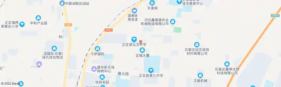 石家庄弘文中学_公交站地图_石家庄公交_妙搜公交查询2025