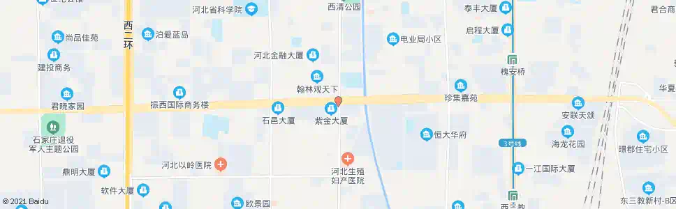 石家庄十七中南区_公交站地图_石家庄公交_妙搜公交查询2025