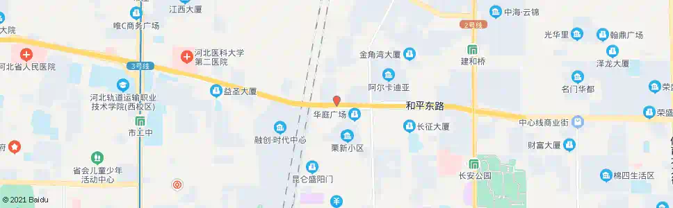 石家庄自由港_公交站地图_石家庄公交_妙搜公交查询2025