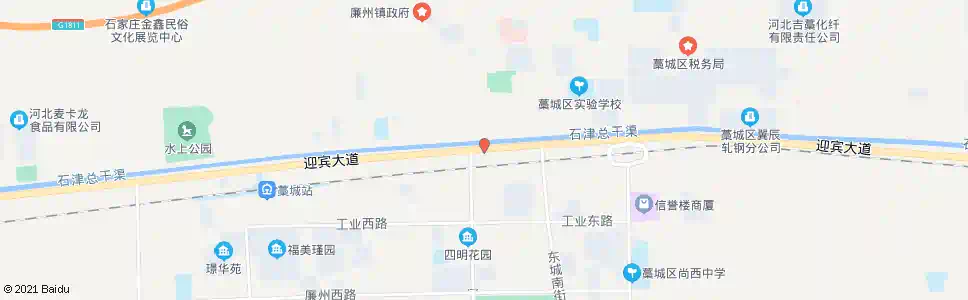 石家庄四明街迎宾大道_公交站地图_石家庄公交_妙搜公交查询2025
