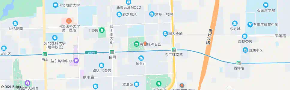 石家庄绿洲公园_公交站地图_石家庄公交_妙搜公交查询2025