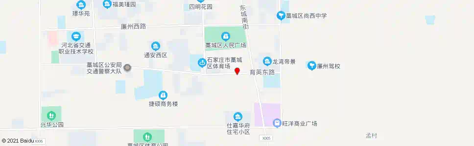 石家庄东城街南口_公交站地图_石家庄公交_妙搜公交查询2025