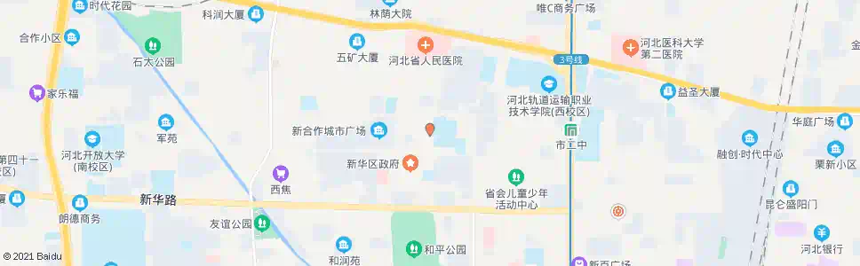 石家庄合作路东口_公交站地图_石家庄公交_妙搜公交查询2025