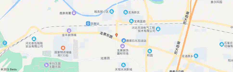 石家庄鹿泉交警队_公交站地图_石家庄公交_妙搜公交查询2025