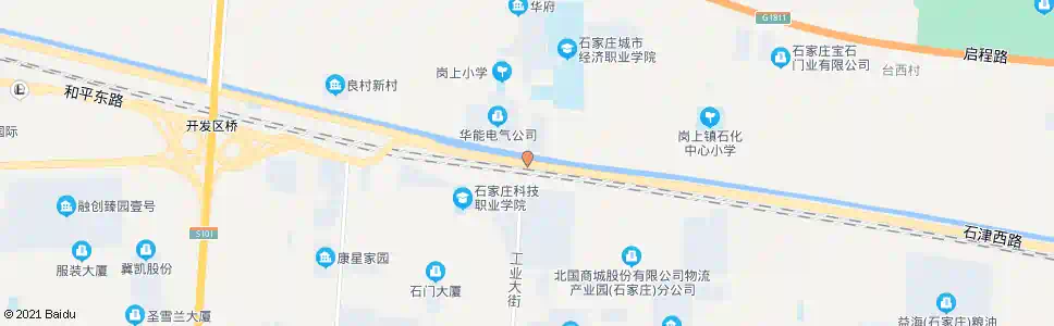 石家庄岗上镇_公交站地图_石家庄公交_妙搜公交查询2025