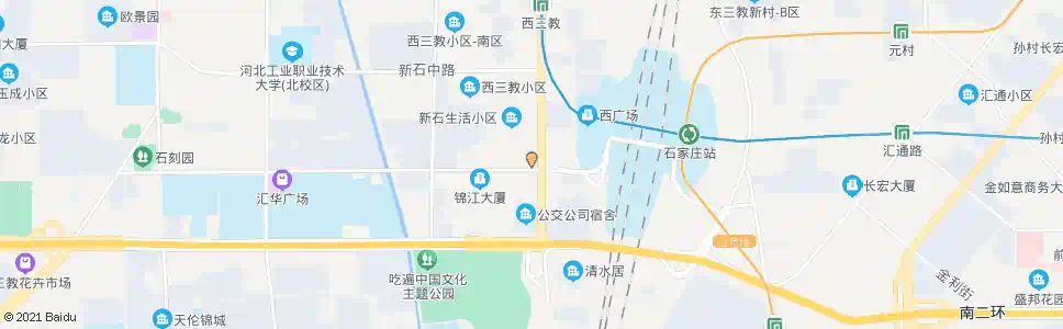 石家庄新石小区_公交站地图_石家庄公交_妙搜公交查询2025